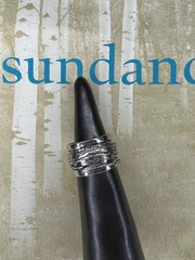 NWT Sundance Catalog Silver Spinner “Time Travel Ring” Size 8 $168 Issue!!