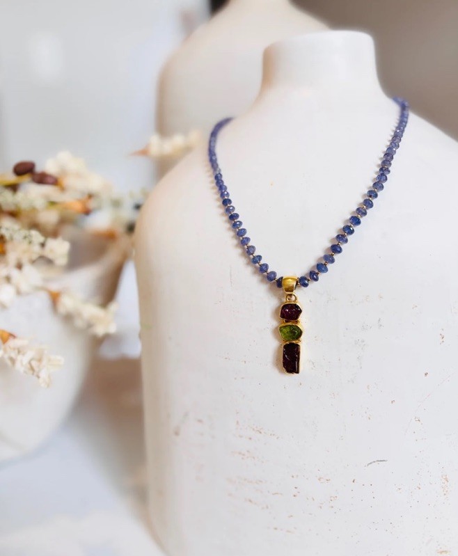 Iris Tanzanite Necklace