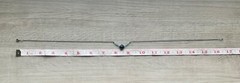 Handmade 16.5” Black Oxidized Sterling Silver Blue Apatite Black Spinel Necklace