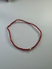 Handmade beaded anklet/Bracelet| Coloured beads |Three piece |Made in Africa