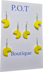 Gamer Girl Earrings/Fun/3 Pairs/Gifts/Edgy/Cosplay/Costume Jewelry/Girls/Teens