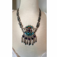 Collector MATL Style Statement Necklace TA-35 AA Dual Construction (130 Grams)