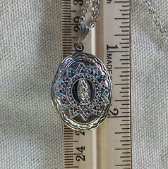 St. Mary Locket Necklace Great Gift Birthday Anniversary