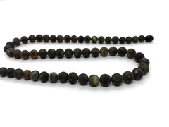 Amber Necklace Gift Round Baltic Amber Raw Healing Unpolished Unisex 15,9g 2067
