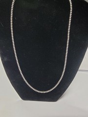 20″ 3mm Desert pearls – SS 925