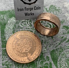 1oz Celtic Lore .999 Copper Coin Ring Celtic Knot Irish Ireland Scottish