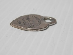 VINTAGE OLD RETURN TO TIFFANY 925 STERLING SILVER HEART PENDANT – BUY IT NOW