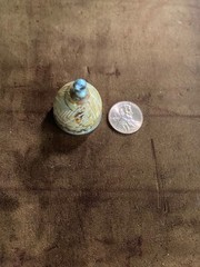 ANTIQUE HAND CARVED NEPALESE FULL STUPA , SPIRITUAL SYMBOL PENDANT