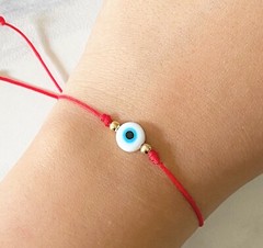 Evil eye bracelet protection red string bracelet mal de ojo third eye ojo turco