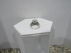 Ornate Mystic Topaz Solitaire 925 Sterling Silver Ring Size 7