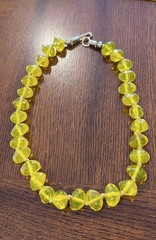 Fabulous Chunky Art Glass Necklace. Hand Made One Of A Kind