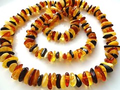 Genuine Baltic Amber Necklaces Polished Chip Beads 60cm (23.6″)
