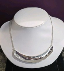 SILPADA Ahead Of Curve Choker Necklace N3110, Sterling Silver .925 16-18″, Bold