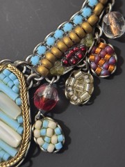 Ayala Bar Handcrafted Beaded Dangle Necklace