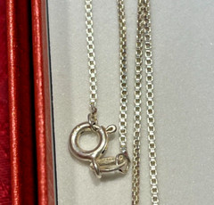 Vintage Sterling Silver .925 DGS Turkey Double Heart Pendant Necklace