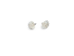 Floral Stud Earrings, Gemstone Flower Earrings, Dainty Floral Earrings