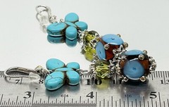 Handmade Earrings with Lampwork Glass From Murano Glass Tamara Yarilo Brand
