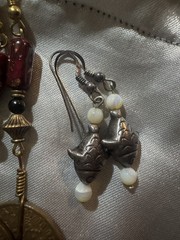 Artisan Dangle Earrings Lot of 5 Mixed Boho Beaded Drop Statement Vintage Style