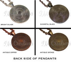 Patriotic Sweet Poodle Dog American Flag – Handmade ROUND Glass Pendant Necklace