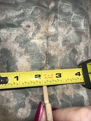Vintage Estate Natural Stone Cross, Healing Energy 2.25 Inches Tall X 1.8 Wide