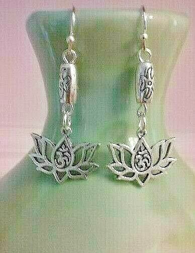 Lotus/OM Drop Earring