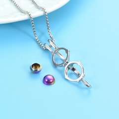 Hollow Urn Jewelry Anchor Urn Necklace Ashes Cremation Jewelry Memorial Keepsake
