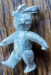 Movable Teddy Bear Pendant Charm Adorable – Sterling Silver 3.80 Gr