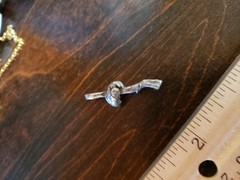 handmade silver mushroom pendant Or Charm No Markings. One Of A Kind! Unique