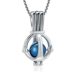 Hollow Urn Jewelry Anchor Urn Necklace Ashes Cremation Jewelry Memorial Keepsake