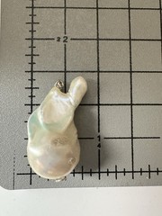 Natural Baroque Pearl Charm Pendant