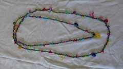 Handmade Fabric Necklace Fiber Art Beads Direct From Artist One Of A Kind