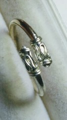 CUTE STERLING SILVER.925 FINGER/TOE RING SIZE 4.0-4.25!
