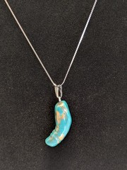 Handmade Dick Jewelry, Faux Copper Patina, Male Peen, Adult Art, Penis Necklace