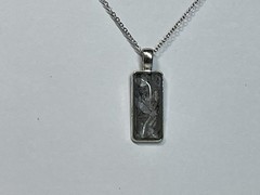 Rare Aletai Iron Meteorite Pendant with 18″ Chain Necklace