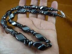(v479-B) 18″ Black Hematite Iron oxide Beads GEM bead Necklace JEWELRY Gorgeous