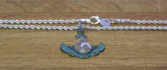 Maligano Jasper Necklace Set In Green Gilded Brass Accented W/Mexican Fire Opal