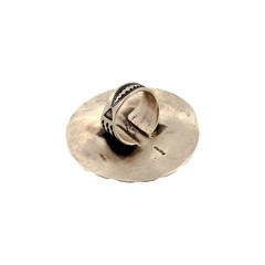 Calvin Martinez, Ring, Sonoran Gold Turquoise, Sterling Silver, Navajo, 9