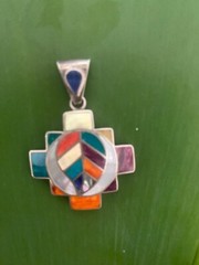 Handmade Munay Chakana Inka Spirit Pendant Peruvian Sterling Silver950 AU Seller