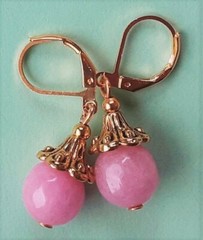 PASTEL JADE Spring colors drop earrings handcrafted GP CHOOSE X3