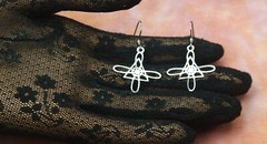 Gnosa Necklace or Earrings Reiki Knowledge Symbol Waterproof Stainless Steel