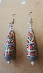 Handmade Beaded Pen, Beaded Keychain ,Bracelet, Earrings New Jewelry set