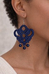 Boho Statement Earrings Large Lightweight Summer Festival Jewelry