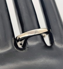 Solitair Brilliant 0,24 ct Ladies Ring 18K White Gold 7,80 g (Size 54) #2076