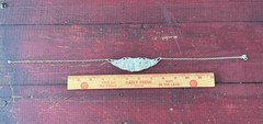 Silpada Vintage Israel 925 Sterling Silver Textured Brutalist Statement Necklace