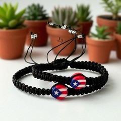 MIX & MATCH!❤️ SET OF 2 ! Puerto Rico Flag Bracelet Adjustable Bracelet Set