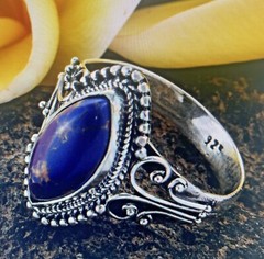 BALI LEGACY Mojave Purple Turquoise Ring size 7 in Sterling Silver 4.75 ctw