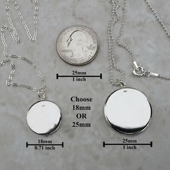 Raynaud’s Disease Medical Alert Sterling Silver 925 Pendant Necklace
