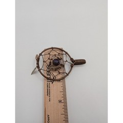 Dreamcatcher Pendant Amethyst Quartz Copper Wire Wrapped Boho Feather Charm