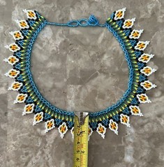 Beaded Necklace, Handmade by Indigenous Women In Colombia
