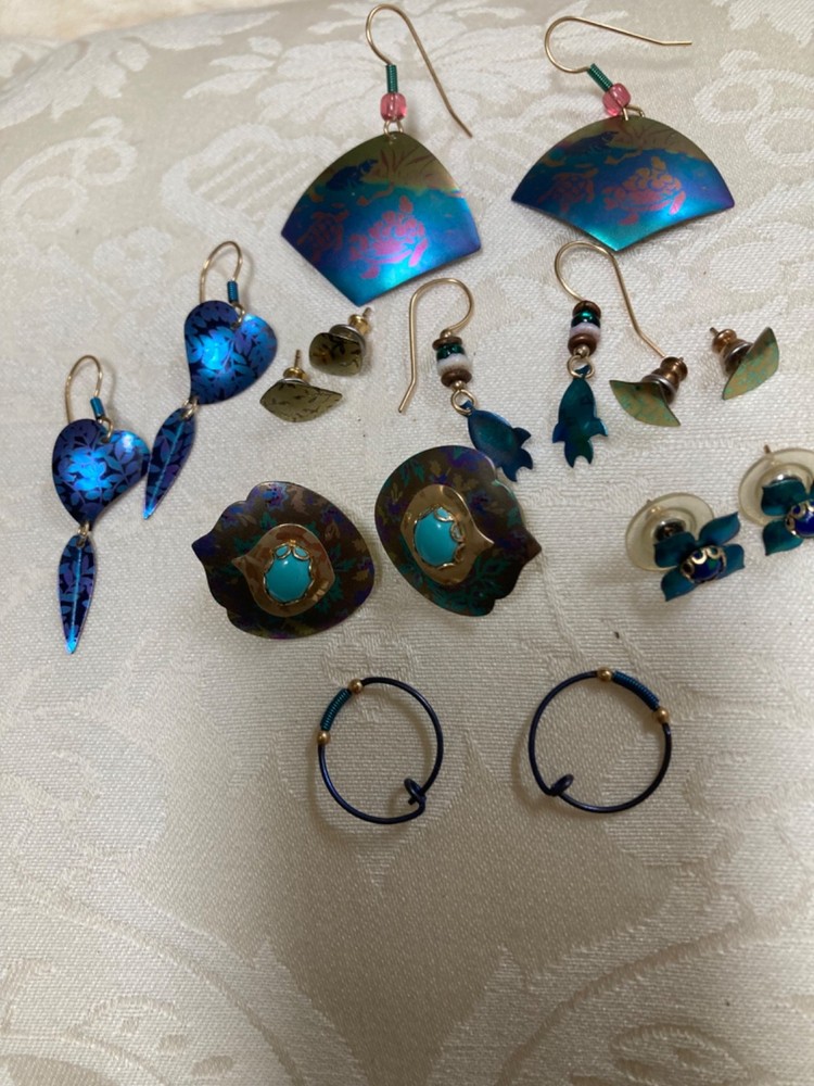 Lot of 8 pr HOLLY YASHI Retired Earrings